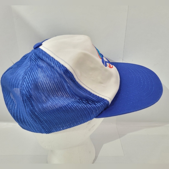 VTG MLB TORONTO BLUE JAYS SNAPBACK TRUCKER MESH CAP HAT TED FLETCHER SPORTS OS - Picture 7 of 14